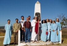 INRI CRISTO na Pedra Fundamental em Planaltina -DF