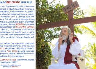Mensagem de INRI CRISTO para 2020